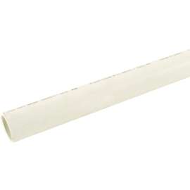 JM Eagle Schedule Series 531111 Pipe, 1-1/2 in, 10 ft L, Solvent Weld, SCH 40 Schedule, PVC, White