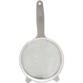 NORPRO 2138 Strainer, Stainless Steel, 8-1/2 in Dia, Plastic Handle