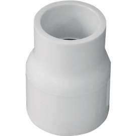 GENOVA 300 Series 30175 Pipe Reducing Coupler, 3/4 x 1/2 in Slip Joint, White