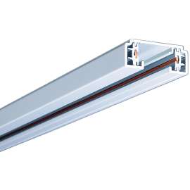 Eaton Cooper Wiring LZR104P Lazer Track Light System, 4 ft L, 1-3/8 in W, 120 V, 1-Circuit, Aluminum, White