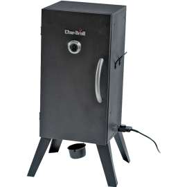 Char-Broil 18202077 Analog Electric Smoker, 544 sq-in W Cooking Surface, Aluminized Steel Cooking Surface, 120 V