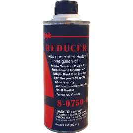 Majic Paints 8-0750-3 Paint Reducer, Liquid, Organic Solvent, Clear, 1 pt