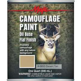 Majic Paints 8-0855-2 Camouflage Paint, Desert Tan, 1 qt Can