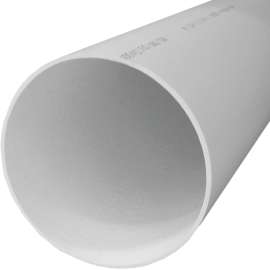 JM Eagle SDR Series 27565 Pipe, 1-1/2 in, 20 ft L, Solvent Weld, PVC