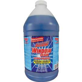 LA's TOTALLY AWESOME 240 Glass Cleaner Refill, 64 oz, Liquid, Ammonia, Blue