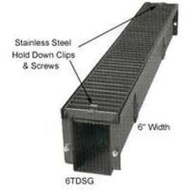 MARSHALL STAMPING 6EPS Trench Drain End Plate, Steel