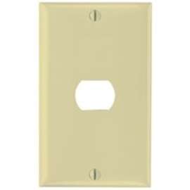 Legrand K1I Wallplate, 4-1/2 in L, 2-3/4 in W, 1 -Gang, Thermoset, Ivory