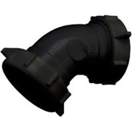 Plumb Pak PPC55-7B Extension Coupling, 1-1/2 in, Slip Joint, Plastic, Black