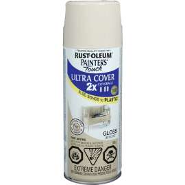 Painter's Touch Ultra Cover 268393 Enamel Spray Paint, Gloss, Almond, 340 g