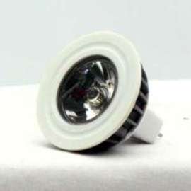 Vertex MR16-11-WH LED Lamp, 12 VDC, 1 W, MR16 Lamp, White Light