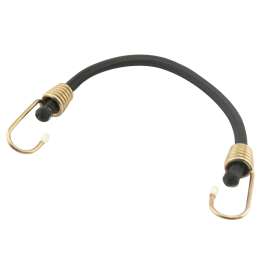 Erickson 06801 Bungee Cord, 2 in Dia, 13 in L, Black, Hook End