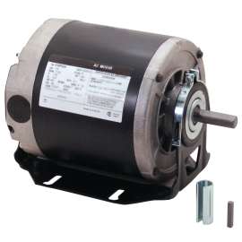 Century GF2034 Electric Motor, 0.33 hp, 1-Phase, 115 V, 1/2 in Dia x 1-1/2 in L Shaft, Reversible Shaft Rotation