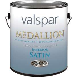 Valspar MEDALLION 3400 3408-1GAL Interior Paint and Primer, Satin, 1 gal