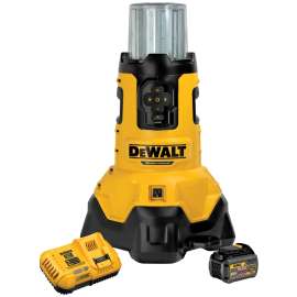 DeWALT DCL070T1 Area Light Kit, 20 V, Lithium-Ion Battery, 1-Lamp, LED Lamp, 5001 to 10,000 Lumens