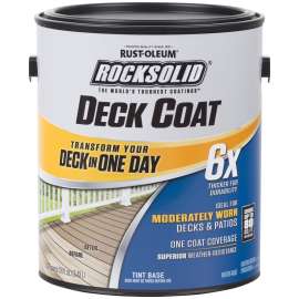 RUST-OLEUM 300113 Deck Coat Resurfacer, Liquid, 1 gal