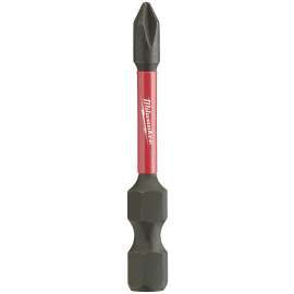 Milwaukee 48-32-4461 Power Bit, #1 Drive, Phillips Drive, 1/4 in Shank, Hex Shank, 2 in L, Proprietary Steel