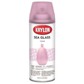 Krylon K09051000 Spray Paint, Sea Glass, Rose, 12 oz, Aerosol Can