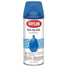 Krylon K09058000 Spray Paint, Sea Glass, Cornflower, 12 oz, Aerosol Can