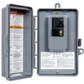 Square D QO CQOE250GFINM Load Center, 2 -Pole, 50 A, NEMA 3R Enclosure, Gray