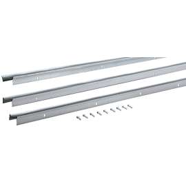 M-D 69901 Jamb Weatherstrip Kit, 7/8 in W, 1/4 in Thick, 96 in L, Aluminum/Vinyl