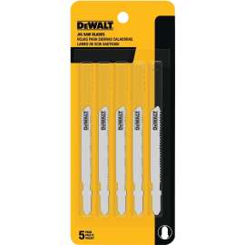 DeWALT DW3776-5 Jig Saw Blade, 0.3 in W, 24 TPI