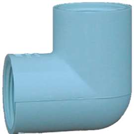 GENOVA 300 Series 33714 Pipe Elbow, 1-1/4 in FIP, 90 deg, White