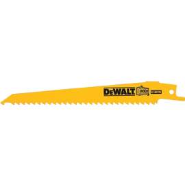 DeWALT DW4801 Reciprocating Saw Blade, 3/4 in W, 6 in L, 3 TPI