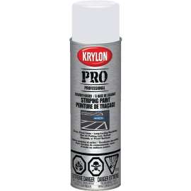 Krylon 45886 Striping Paint, White, 18 oz