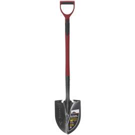 Garant 80442 Industrial-Grade Shovel, 8-1/2 in W Blade, Steel Blade, Resin Handle, D-Grip Handle, 31 in L Handle