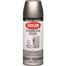 Krylon 424000000 Spray Paint, Stainless Steel, 11 oz, Aerosol Can