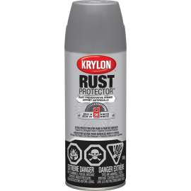 Krylon Rust Protector 469038000 Rust Preventative Primer, Gray, 12 oz