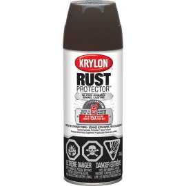 Krylon 469005000 Enamel Spray Paint, Gloss, Leather Brown, 12 oz, Aerosol Can