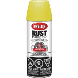 Krylon 469010000 Enamel Spray Paint, Gloss, Yellow, 12 oz, Aerosol Can