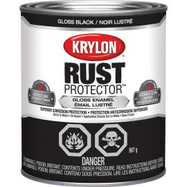 Rust Protector 69201 Oil-Based Enamel Paint, 946 ml, Gloss, 125 sq-ft Coverage, Liquid, 38 deg C Flash