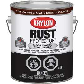 Krylon 69402 Oil-Based Enamel Paint, 3.78 l, Gloss, 125 sq-ft Coverage, 100 deg F Flash, 1.03 Specific Gravity