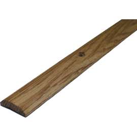 M-D 85449 Carpet Trim, 72 in L, 2 in W, Smooth Surface, Hardwood, Light Satin