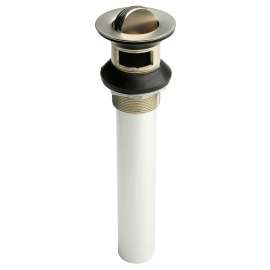Plumb Pak PPC20428BN Pop-Up Lavatory Plug, Brass, Brushed Nickel