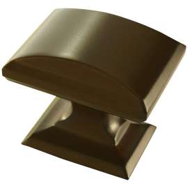 Amerock Candler Series BP29340CBZ Cabinet Knob, 1-1/8 in Projection, Zinc, Bronze