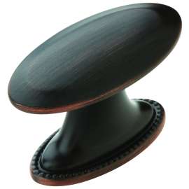 Amerock Atherly Series BP29280ORB Cabinet Knob, 1 in Projection, Zinc, Oil-Rubbed Bronze