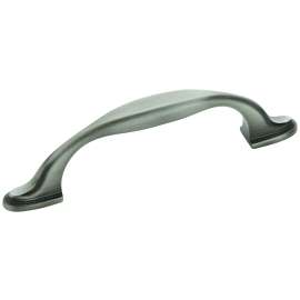 Amerock Atherly Series BP29289AS Cabinet Pull, 4-3/16 in L Handle, 3/8 in H Handle, 1-3/16 in Projection, Zinc