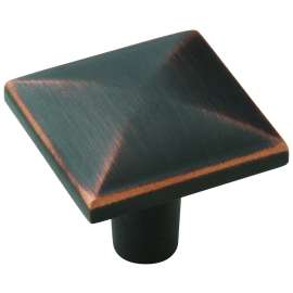 Amerock Extensity Series BP29370ORB Cabinet Knob, 1-1/16 in Projection, Zinc, Oil-Rubbed Bronze