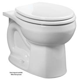 American Standard Crane Galaxy 3251D701208 Toilet Bowl, Round, 1.6 to 1.28 gpf Flush, Vitreous China, Bone, 15 in H Rim