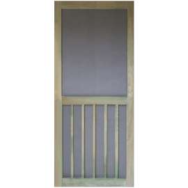 Kimberly Bay DSP536 Screen Door, 35-3/4 in W, 79-3/4 in H, Natural