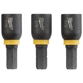Milwaukee 49-66-4513 Insert Nut Driver, 5/16 in Drive, 1-1/2 in L, 1/4 in L Shank, Hex Shank
