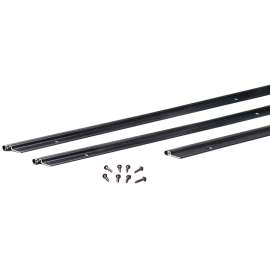 M-D 69918 Jamb Weatherstrip Kit, 7/8 in W, 1/4 in Thick, Aluminum/Vinyl