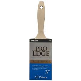 Linzer 1870-3 Paint Brush, 3 in W, Nylon/Polyester Bristle, Beavertail Handle