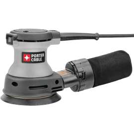 PORTER-CABLE 382 Random Orbit Sander, 1.9 A, 5 in Pad/Disc, Hook and Loop Pad/Disc, Includes: Sander