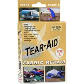 TEAR-AID D-KIT-A01-100 Fabric Repair Kit, A, Clear