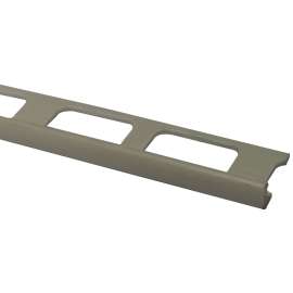 Shur-Trim ET1036BON08 Tile Edge, 8 ft L, 7/8 in W, Vinyl, Bone