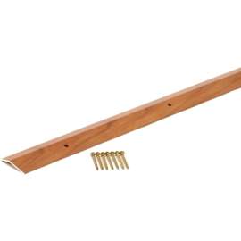 M-D 40126 Carpet Trim, 72 in L, 1.38 in W, Aluminum, Cherry